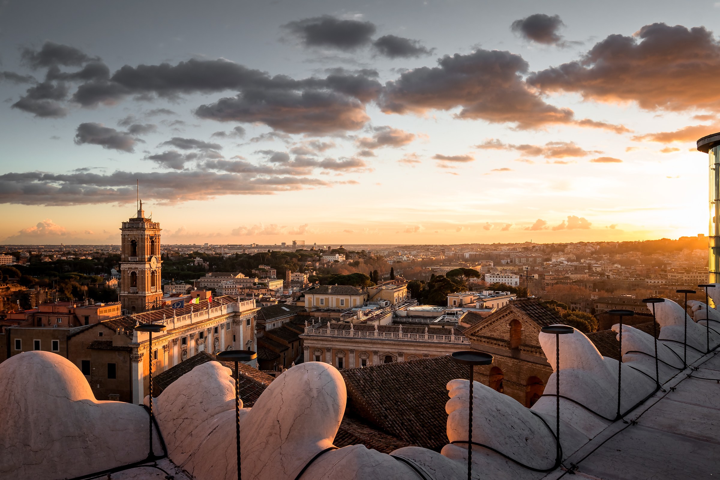 Sunset from the Vittoriano