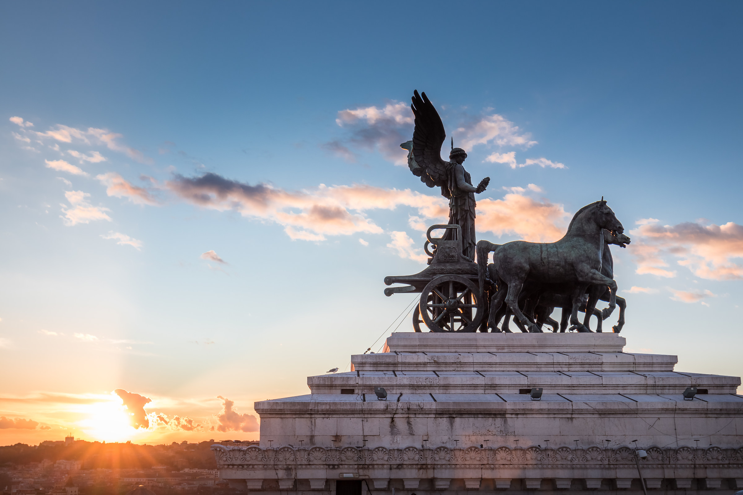 Tramonto dal Vittoriano