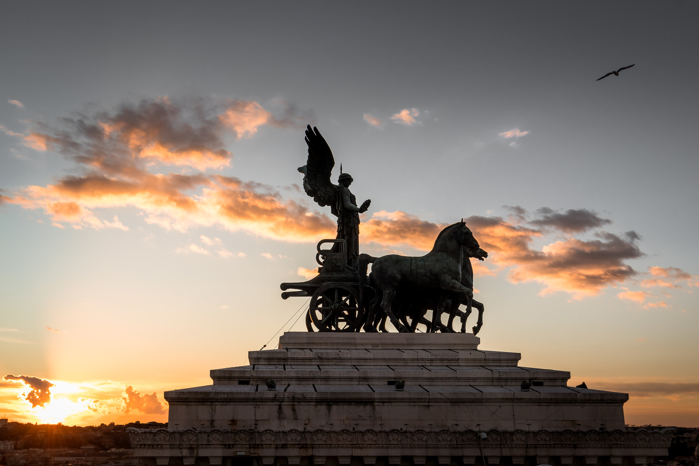 Sunset from the Vittoriano