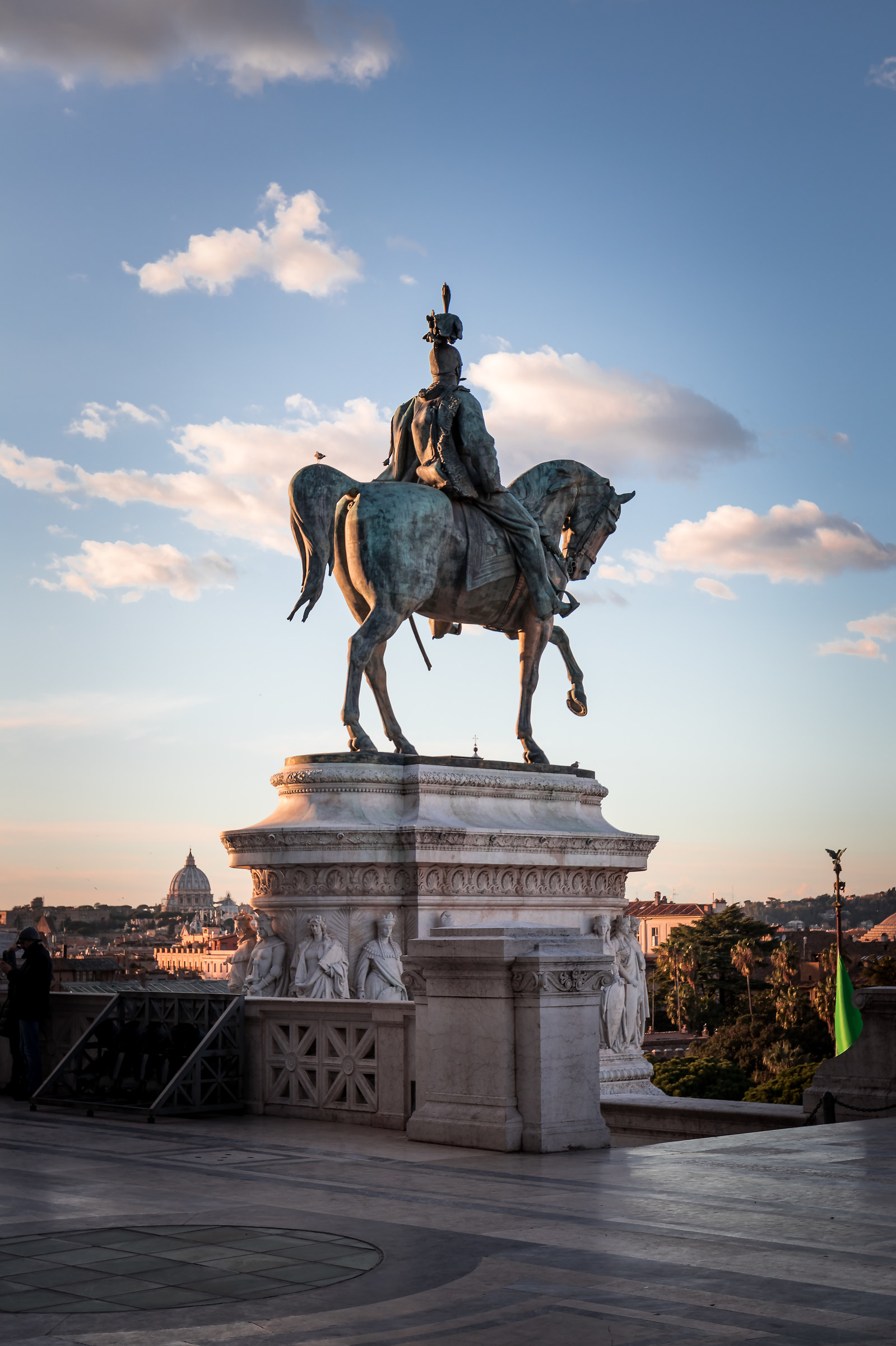Tramonto dal Vittoriano
