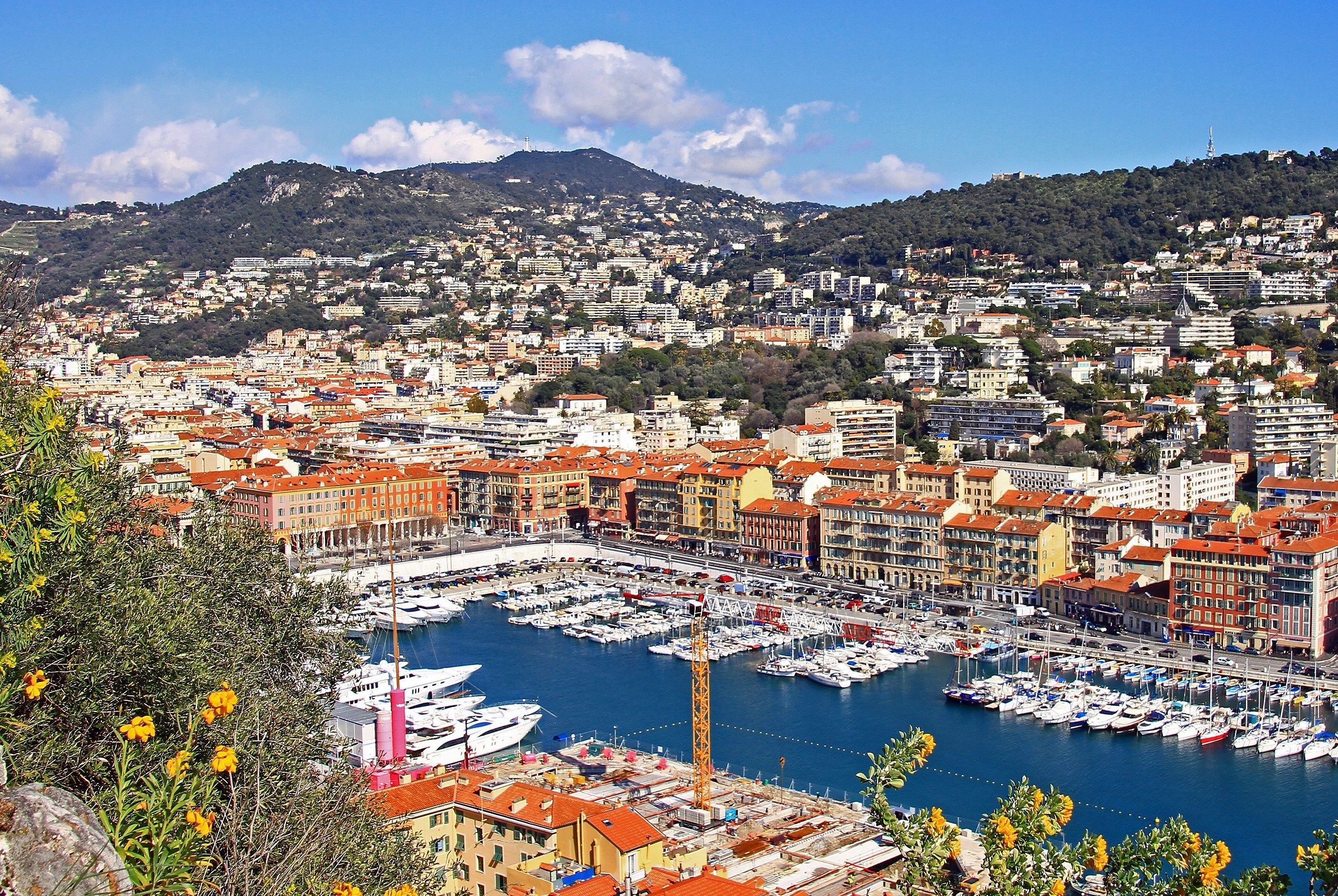 Nizza: Il porto dall'alto