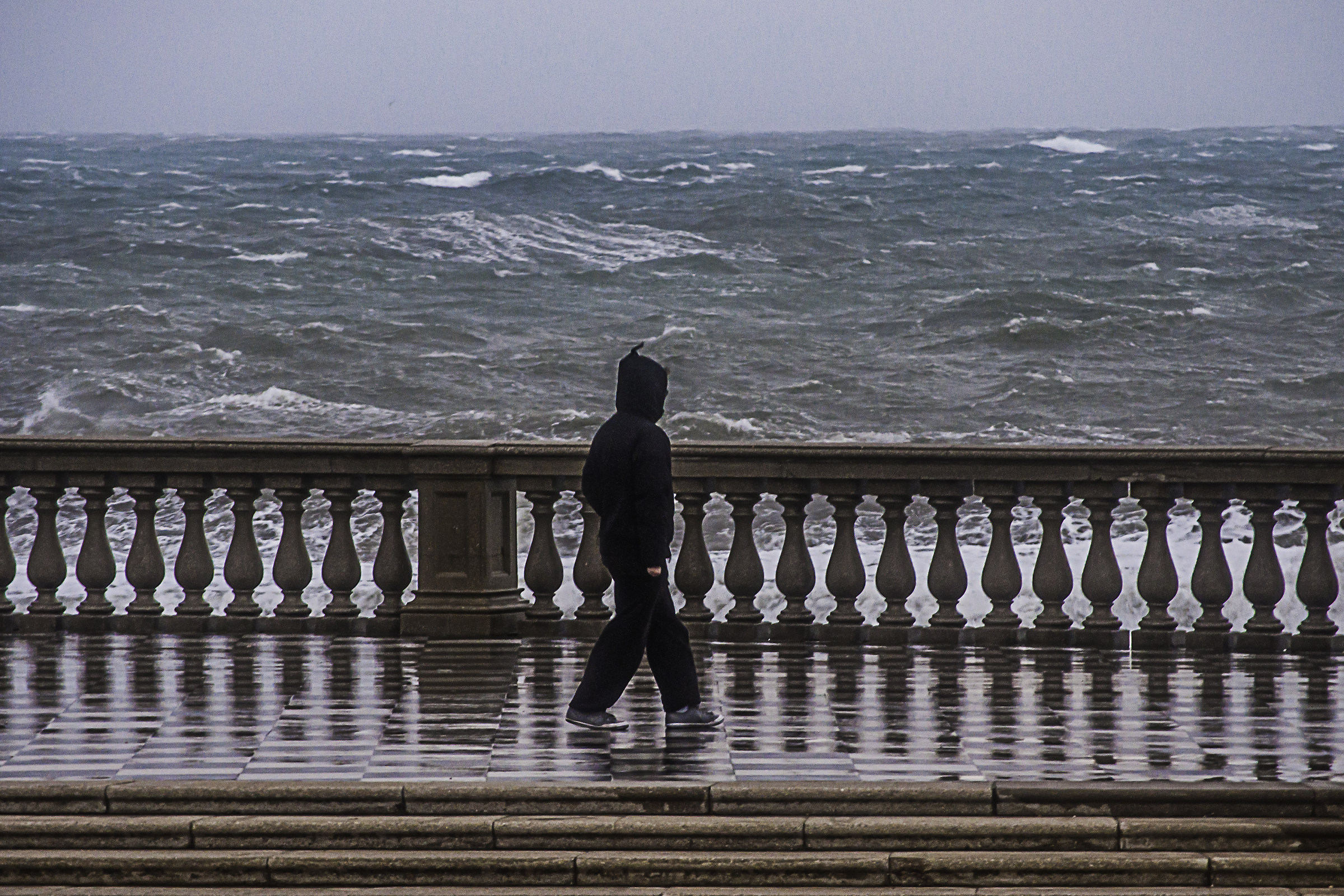 passeggiando nella tempesta
