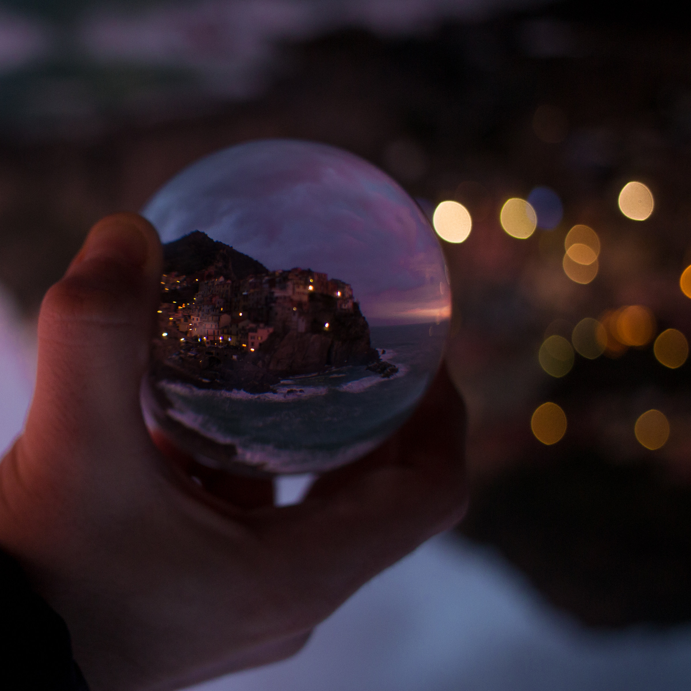 Manarola in a Sphere
