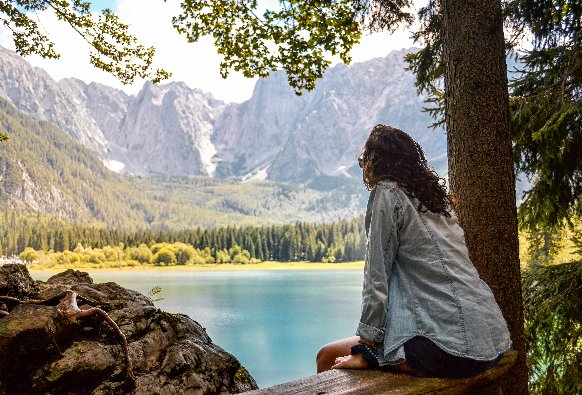 View on the fusine lakes