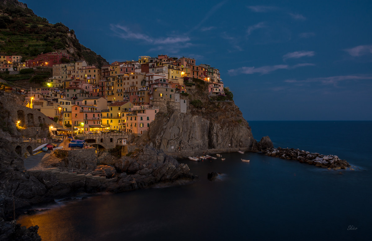 Manarola nel blu..