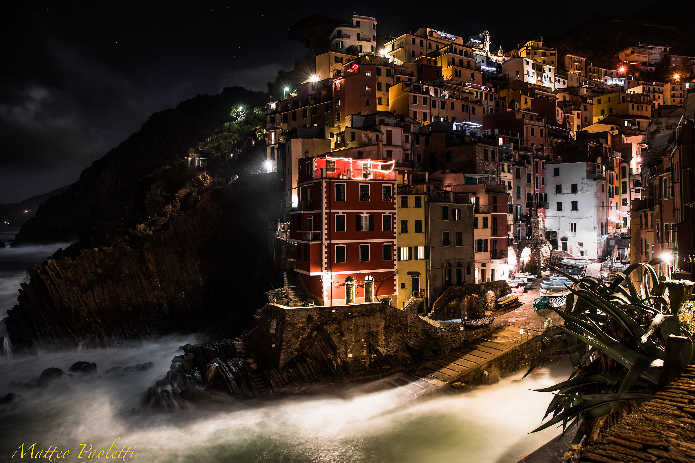 riomaggiore by night