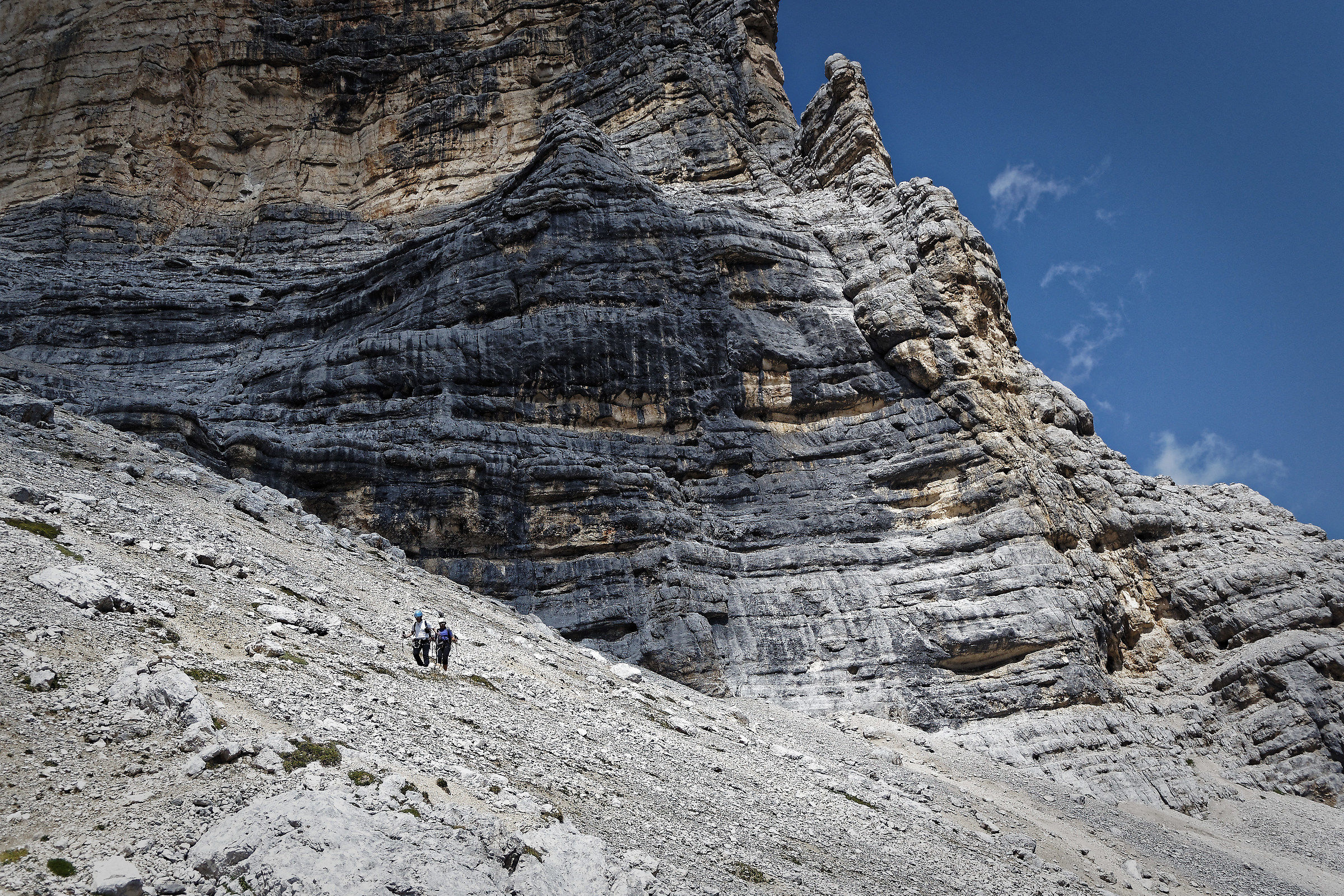 .. going down from the giant