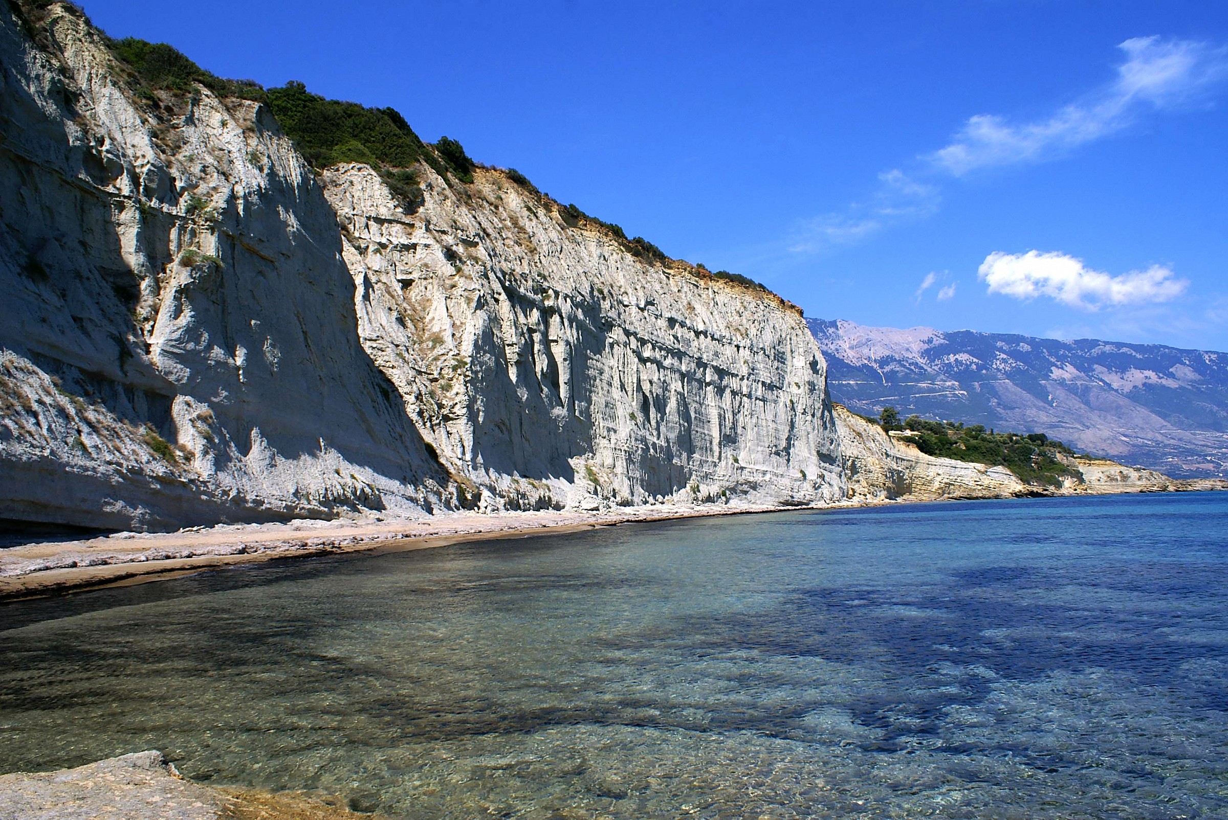 The crag of Spartia Bay - Island of Kefalonia
