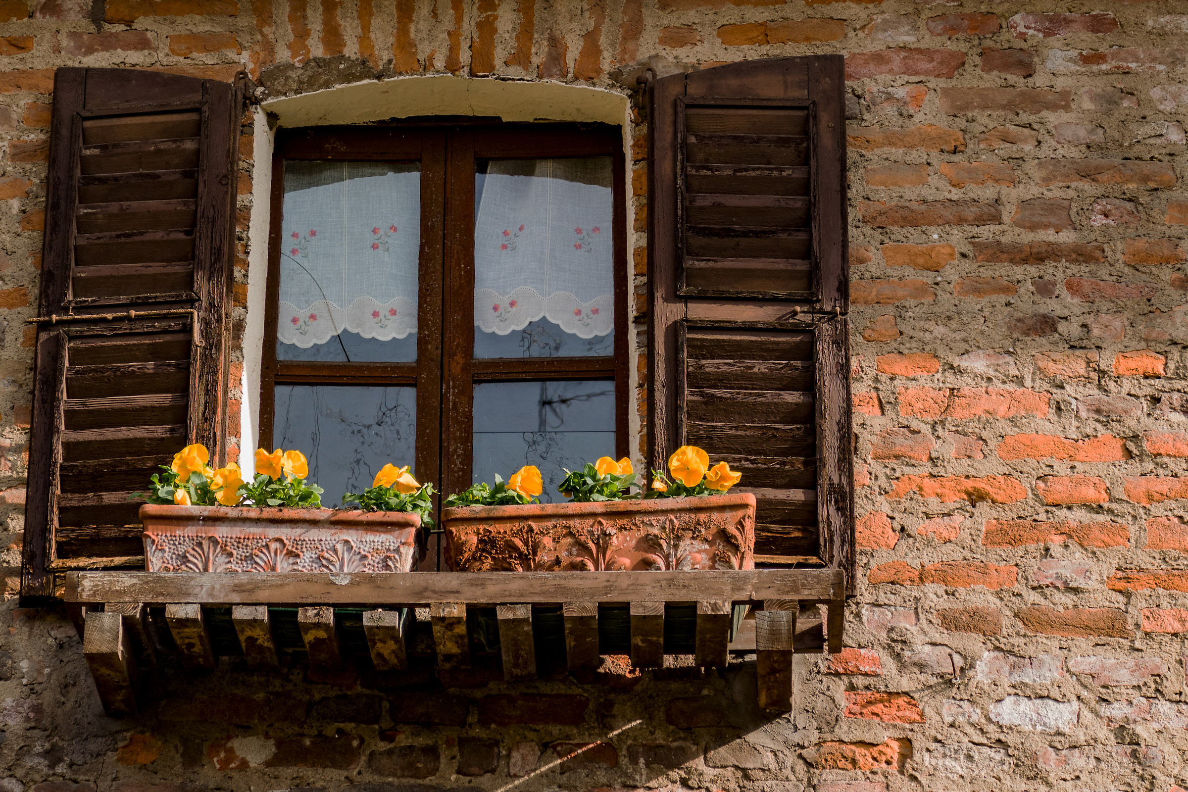 Window of an old mill