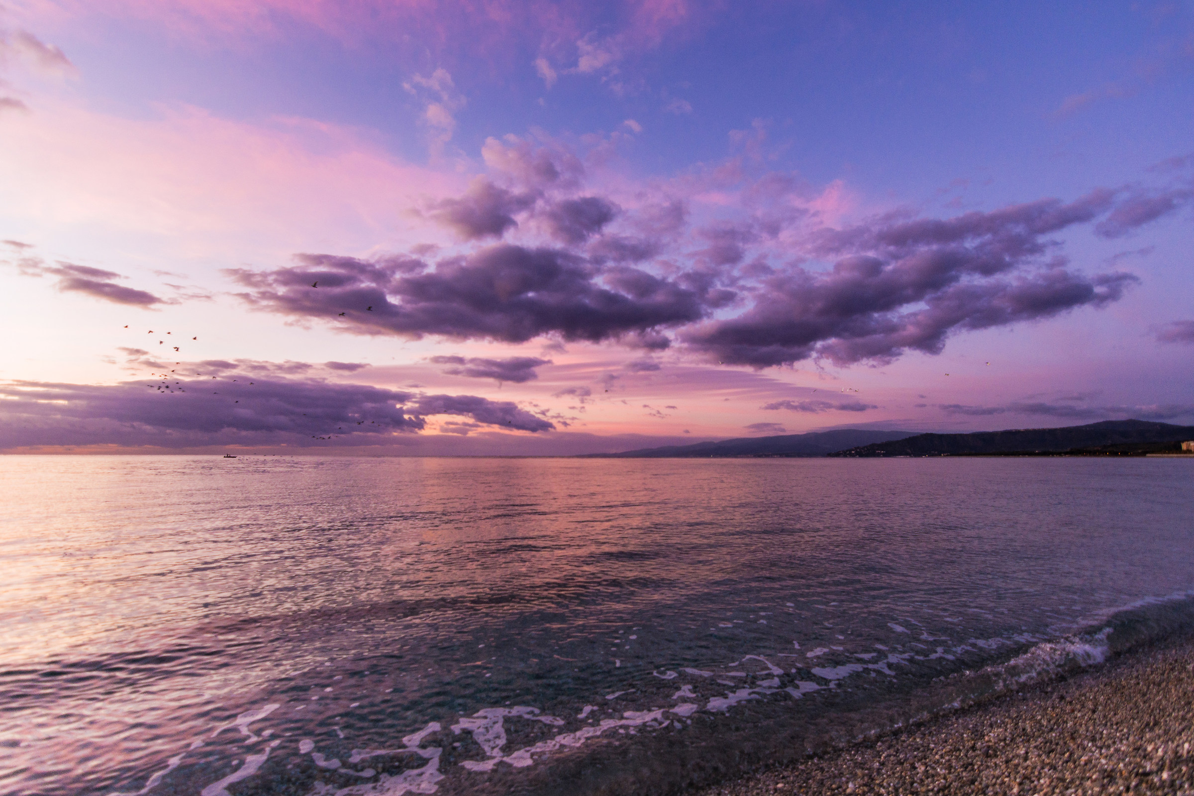 Sunrise in Catanzaro Lido