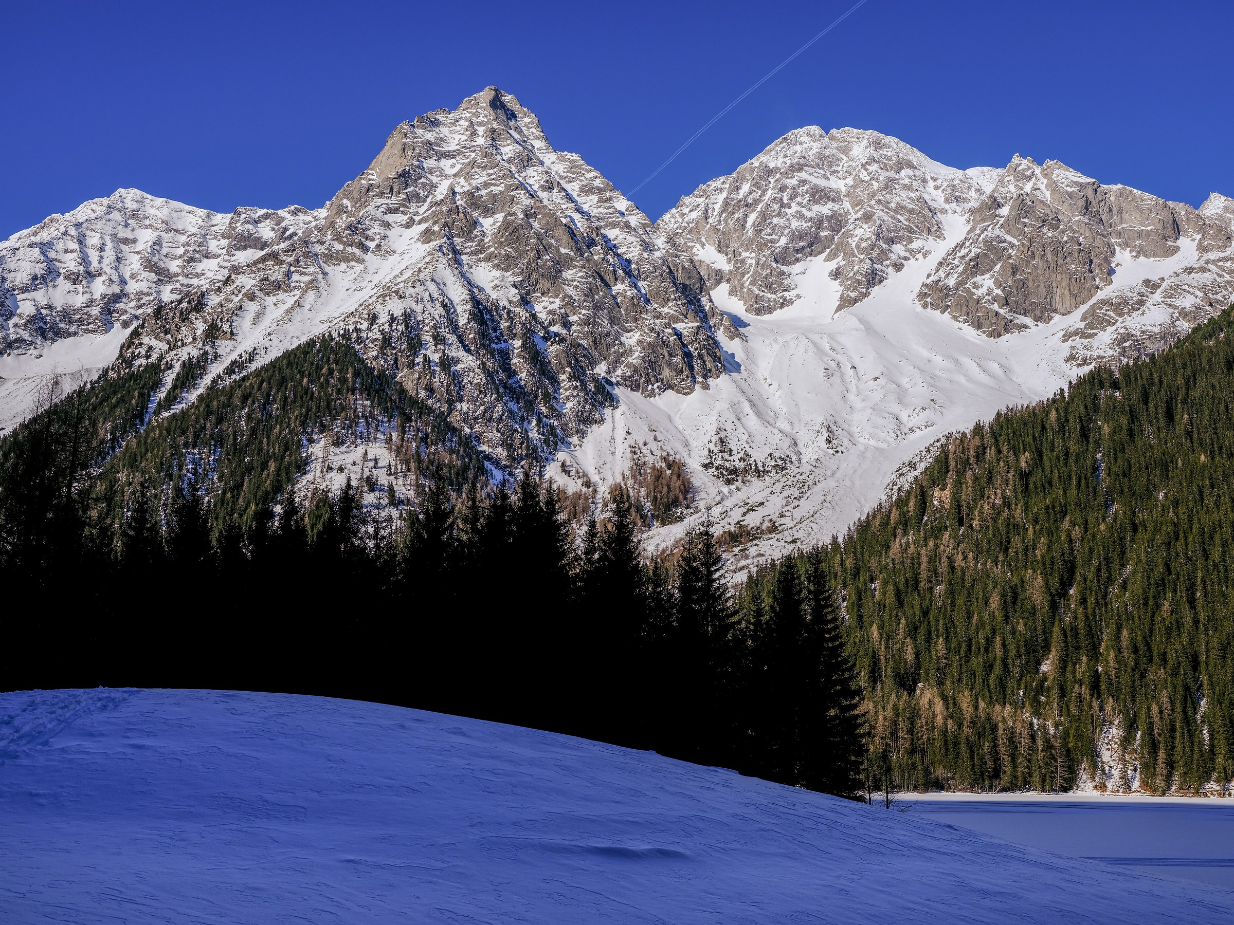 Bianchi intensi ombre profonde
