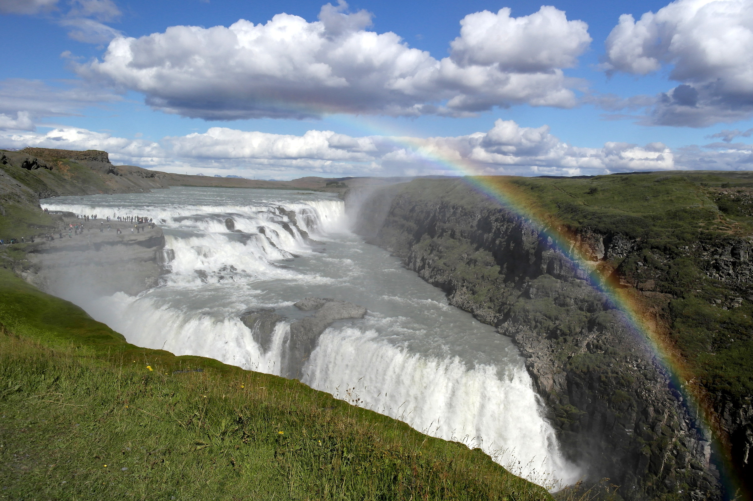 Rainbow on the Gullfoss