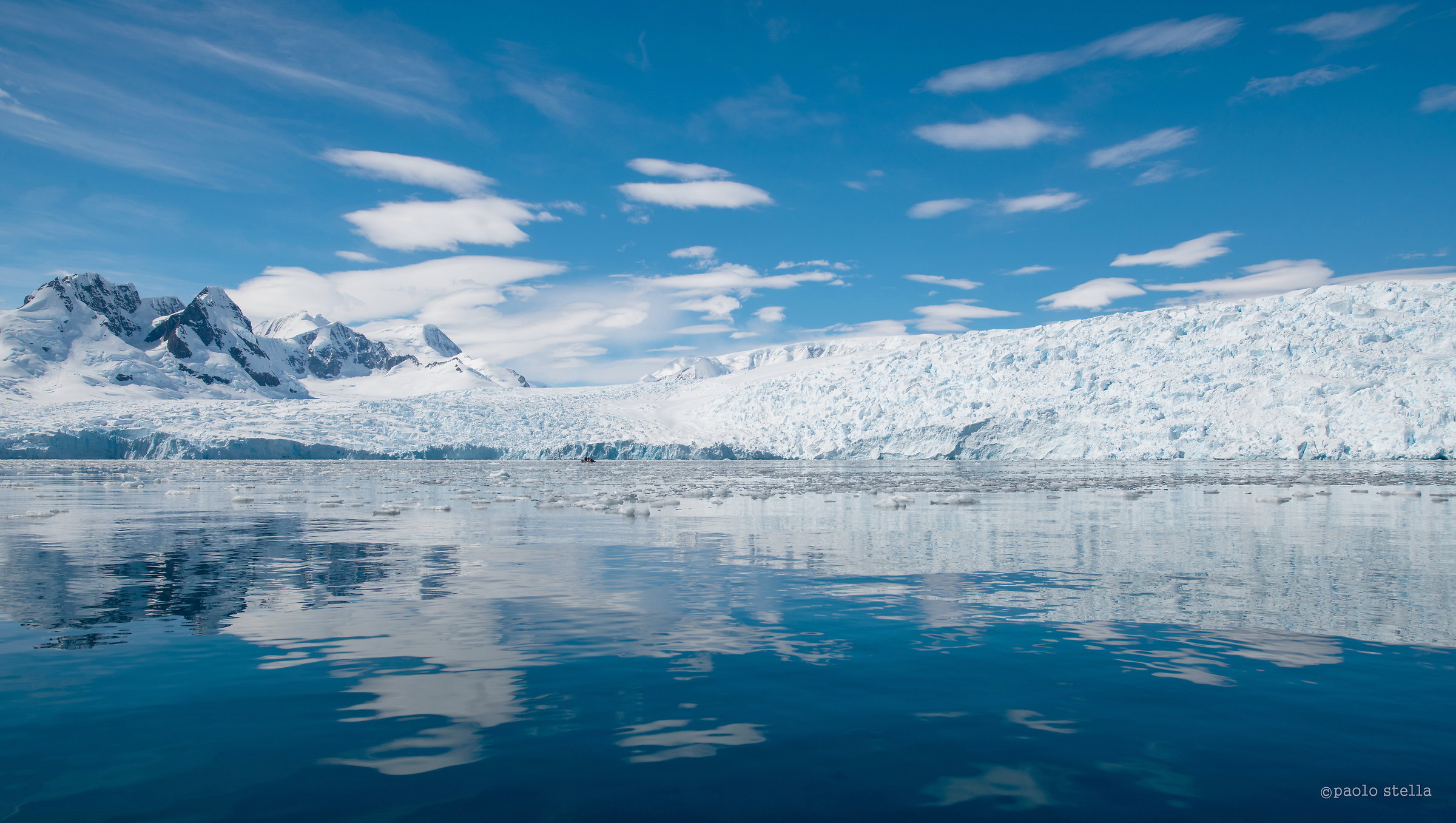 il ghiacciaio in mare