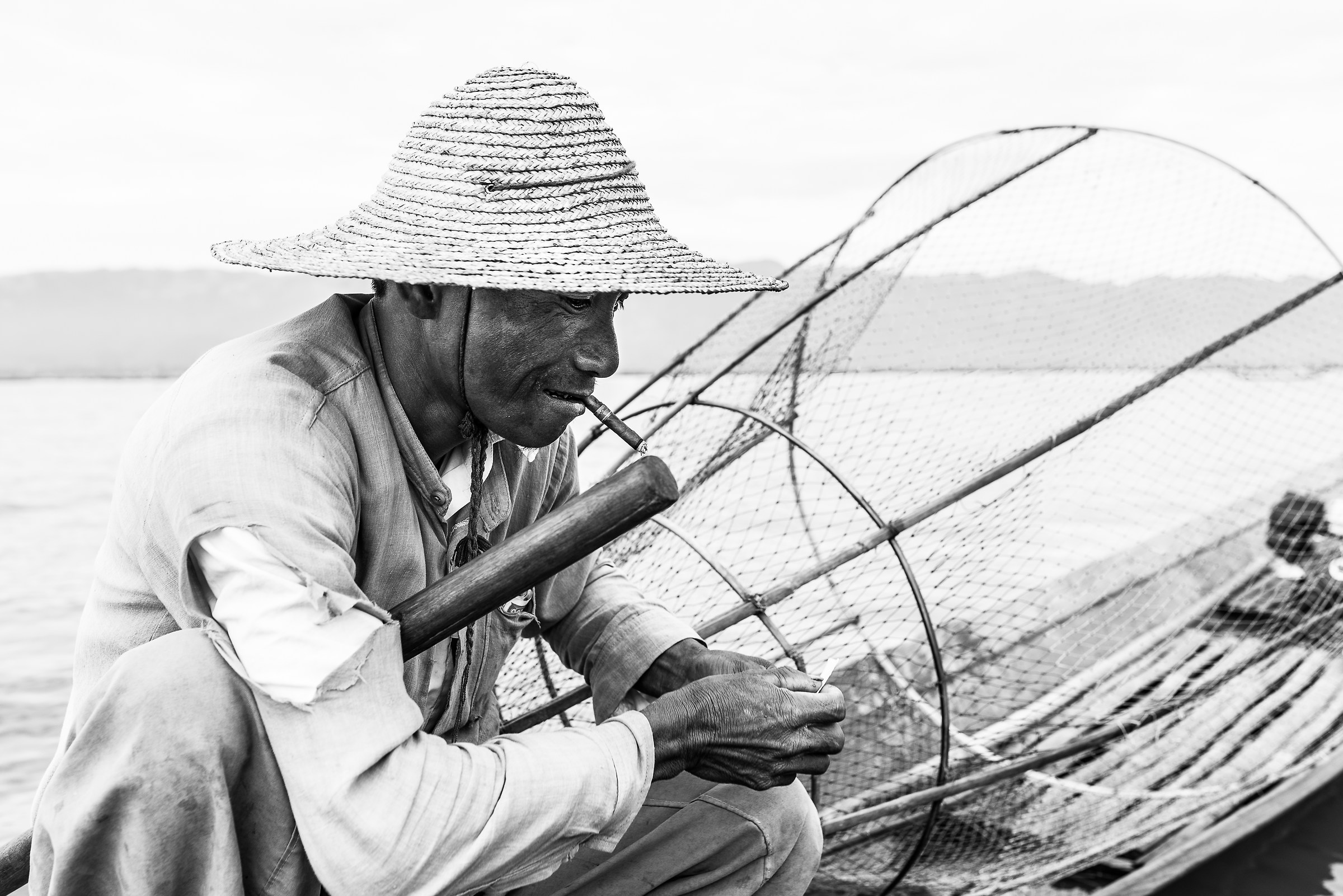 Burma Fisherman