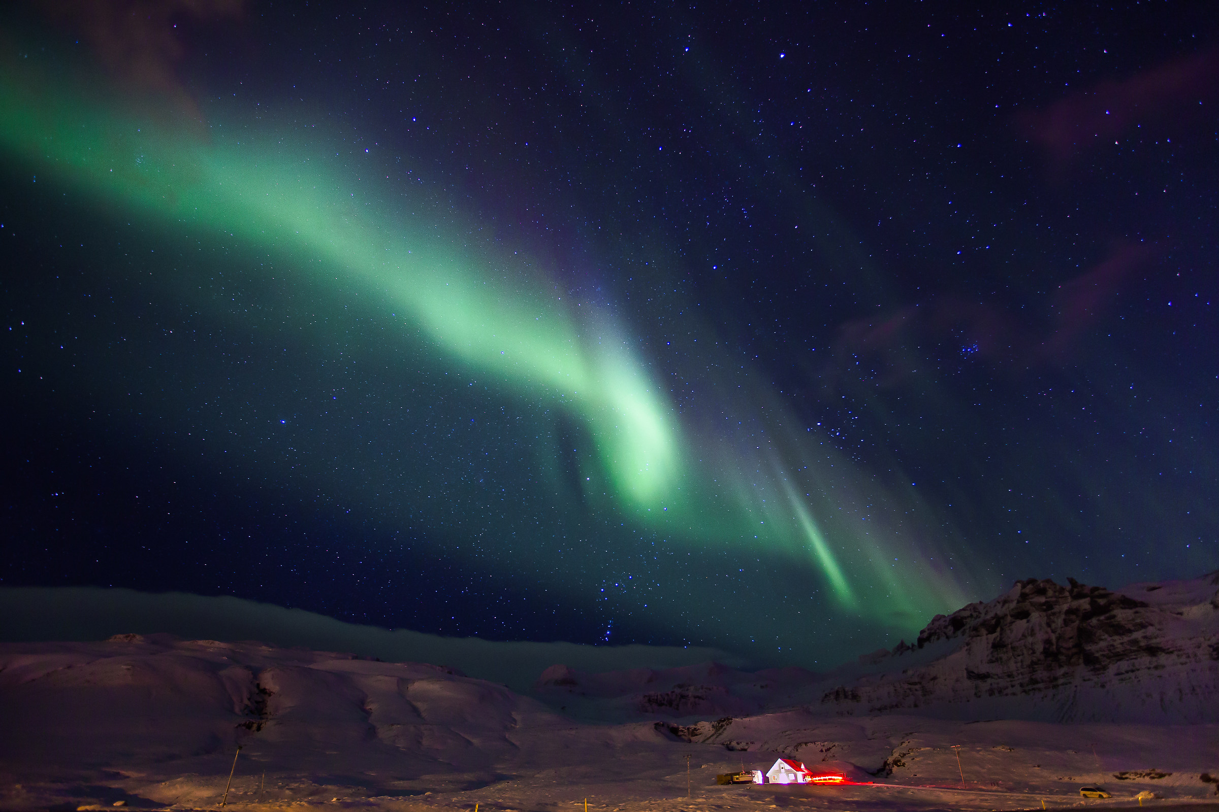 Grundarfjörður by night