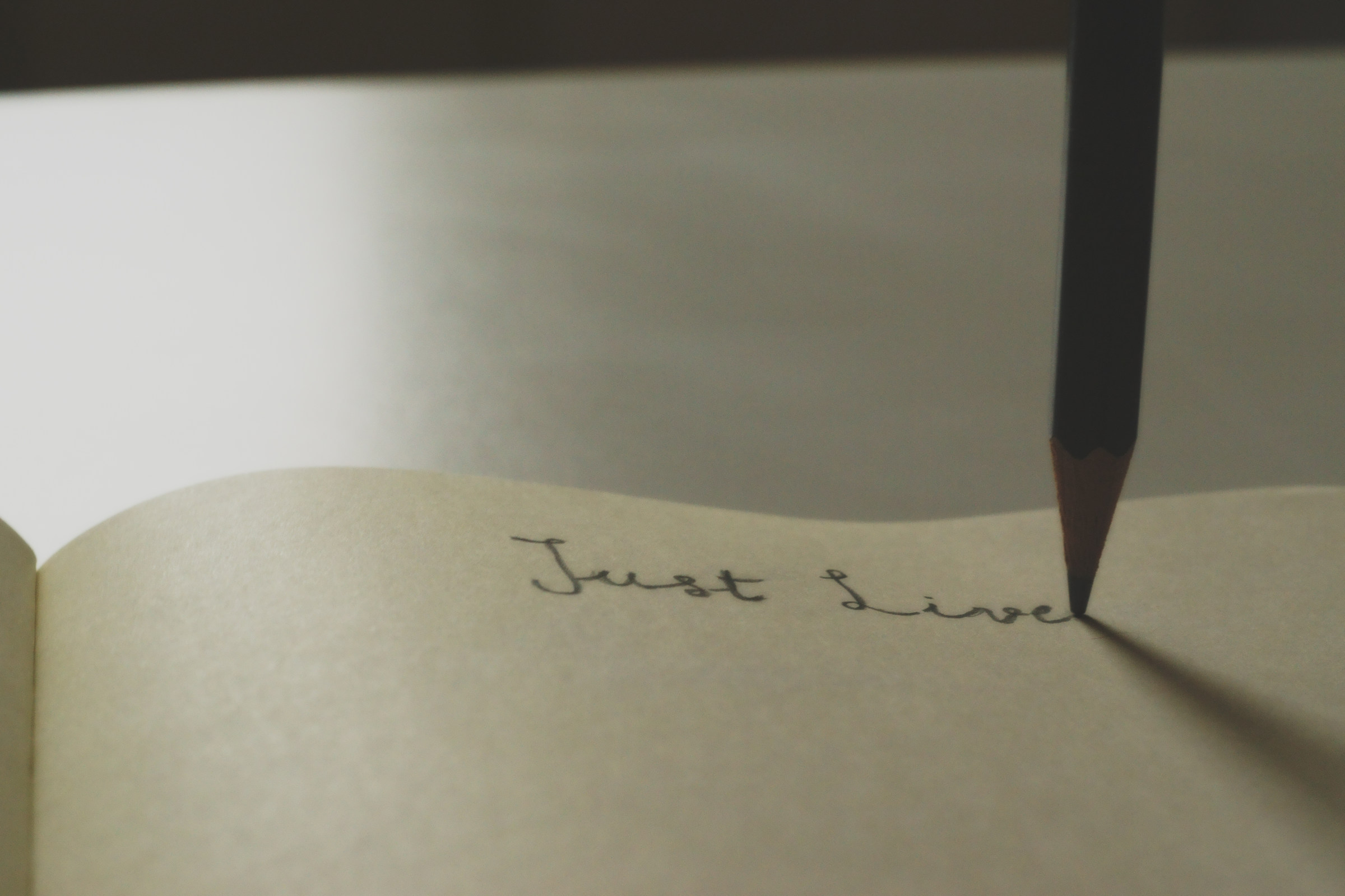 Life is like a blank paper, just live
