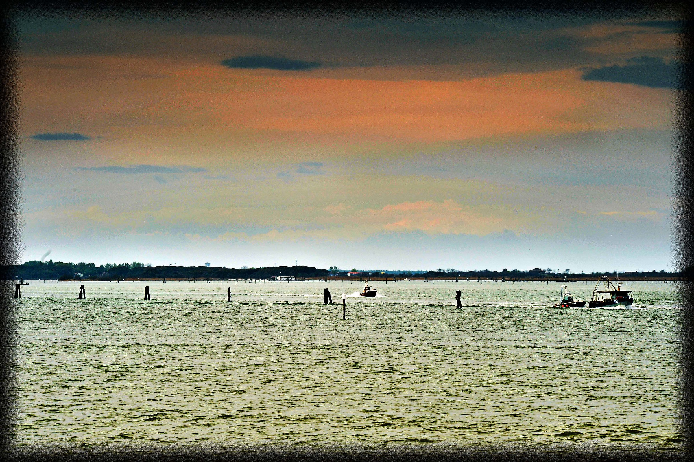 il delta al tramonto