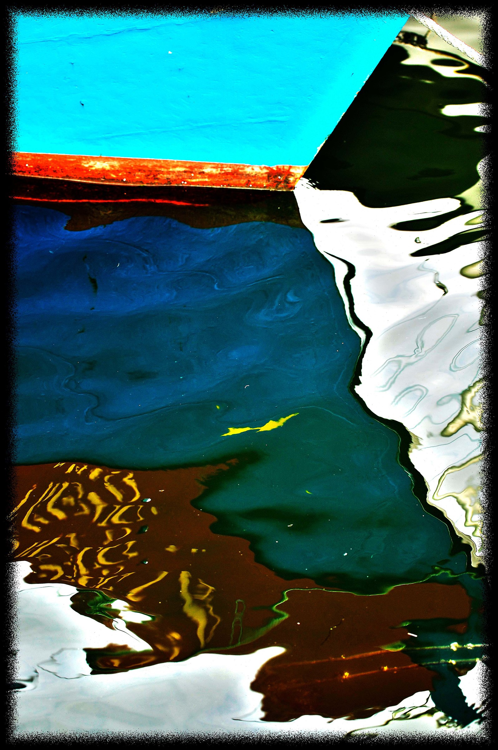 la barca e i suoi riflessi