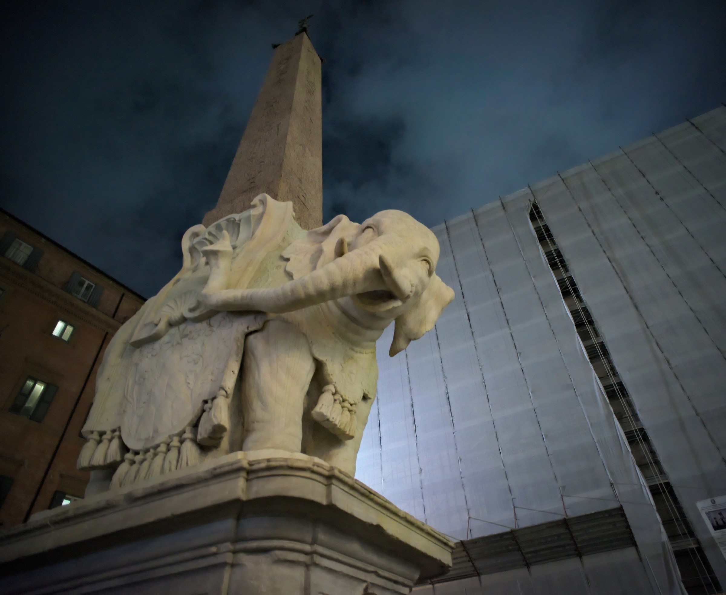 The obelisk of Minerva / Rome