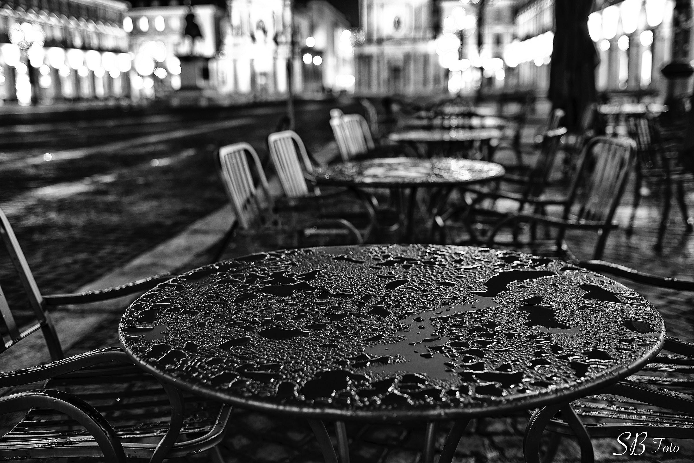 After the rain in Piazza San Carlo