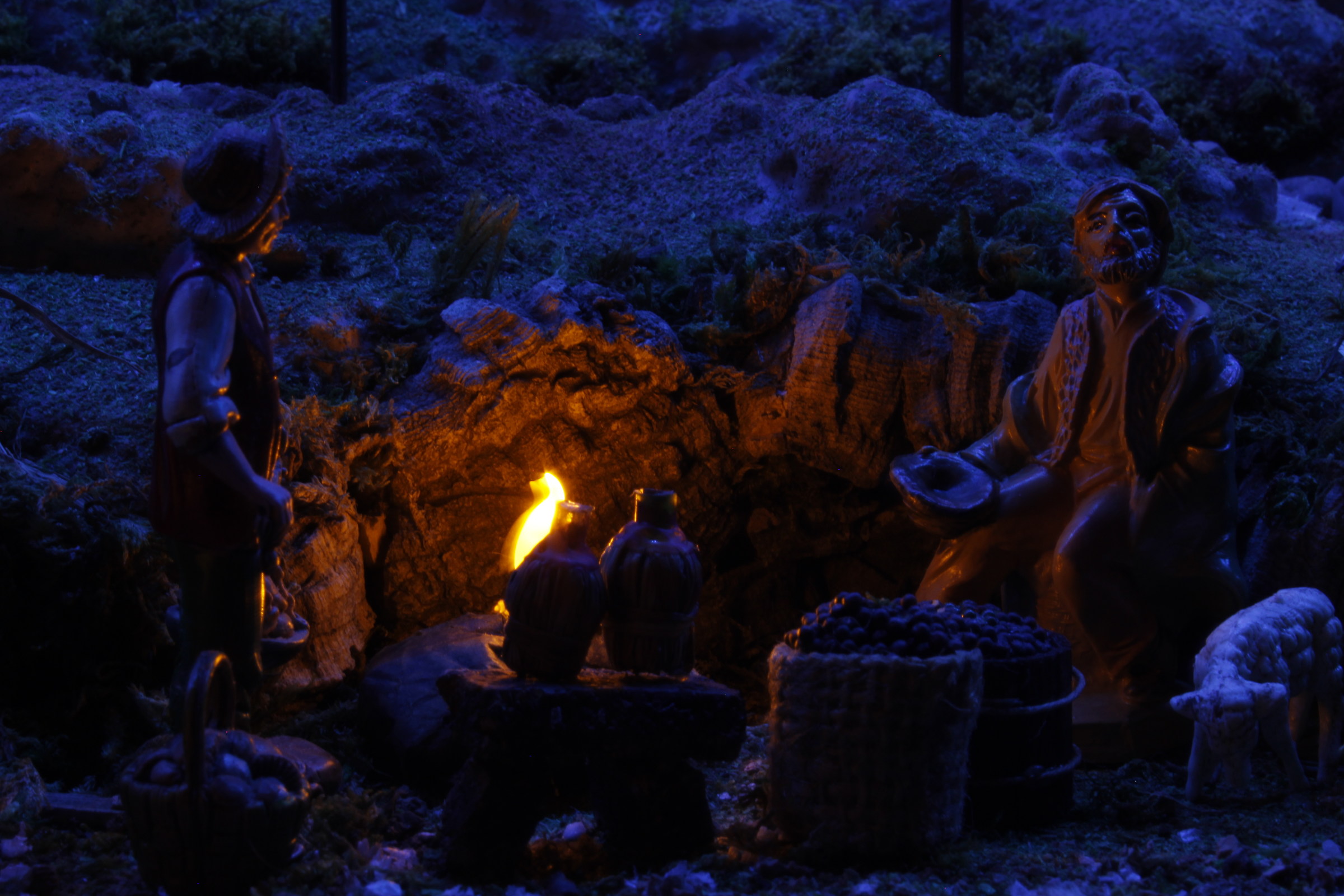mercatino all'alba della natività