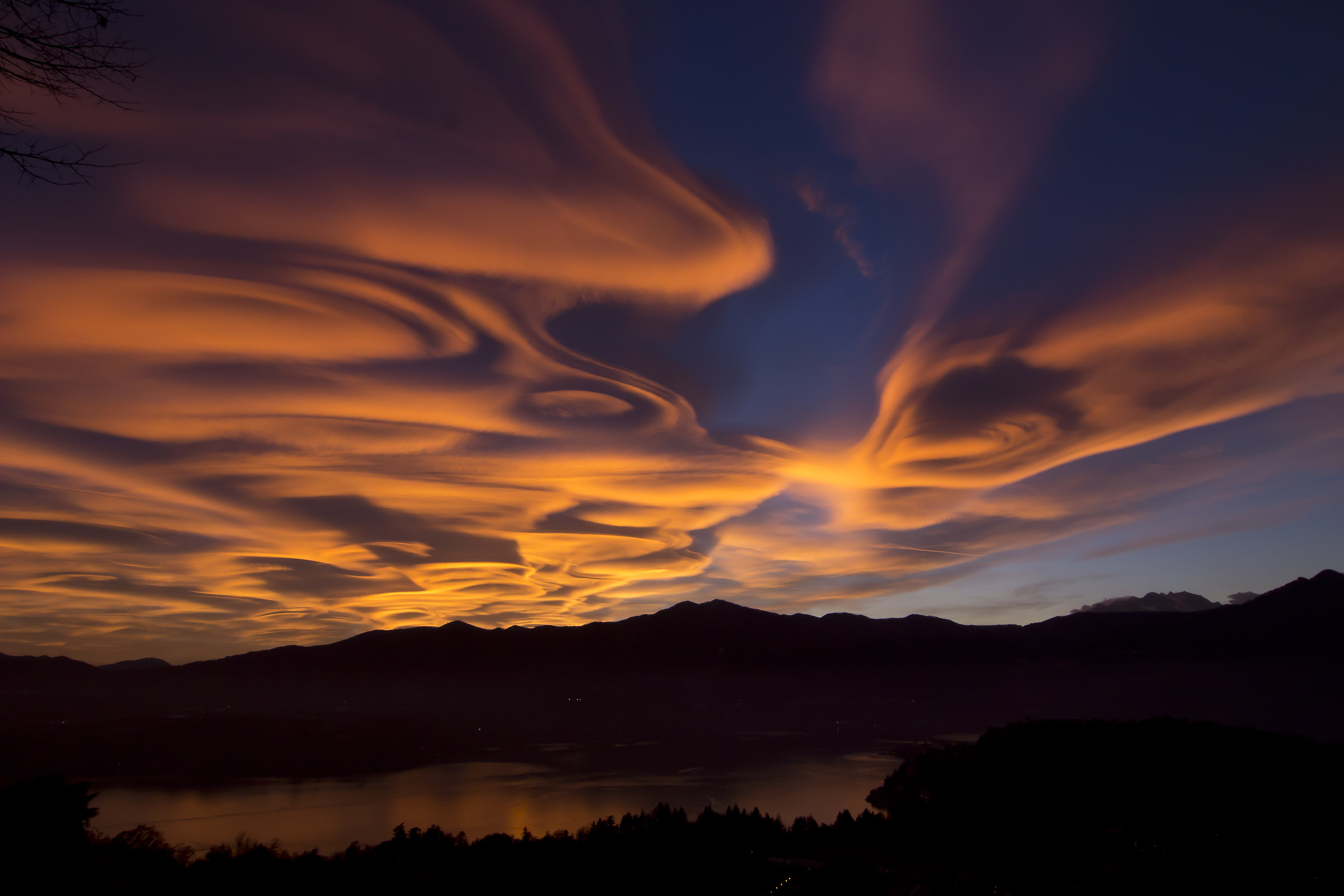 Tramonto sul Lago d'Orta