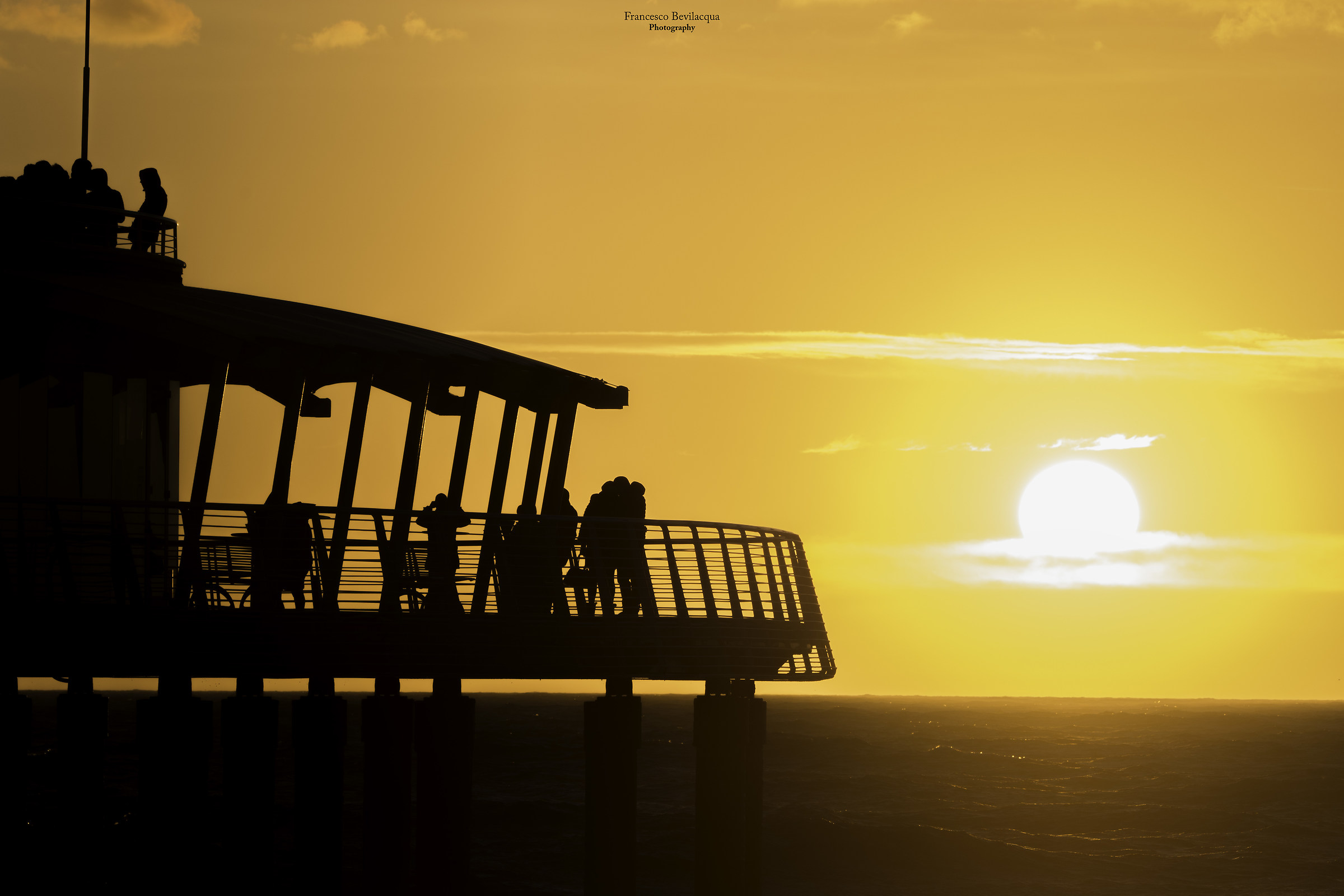 Silhouette at sunset