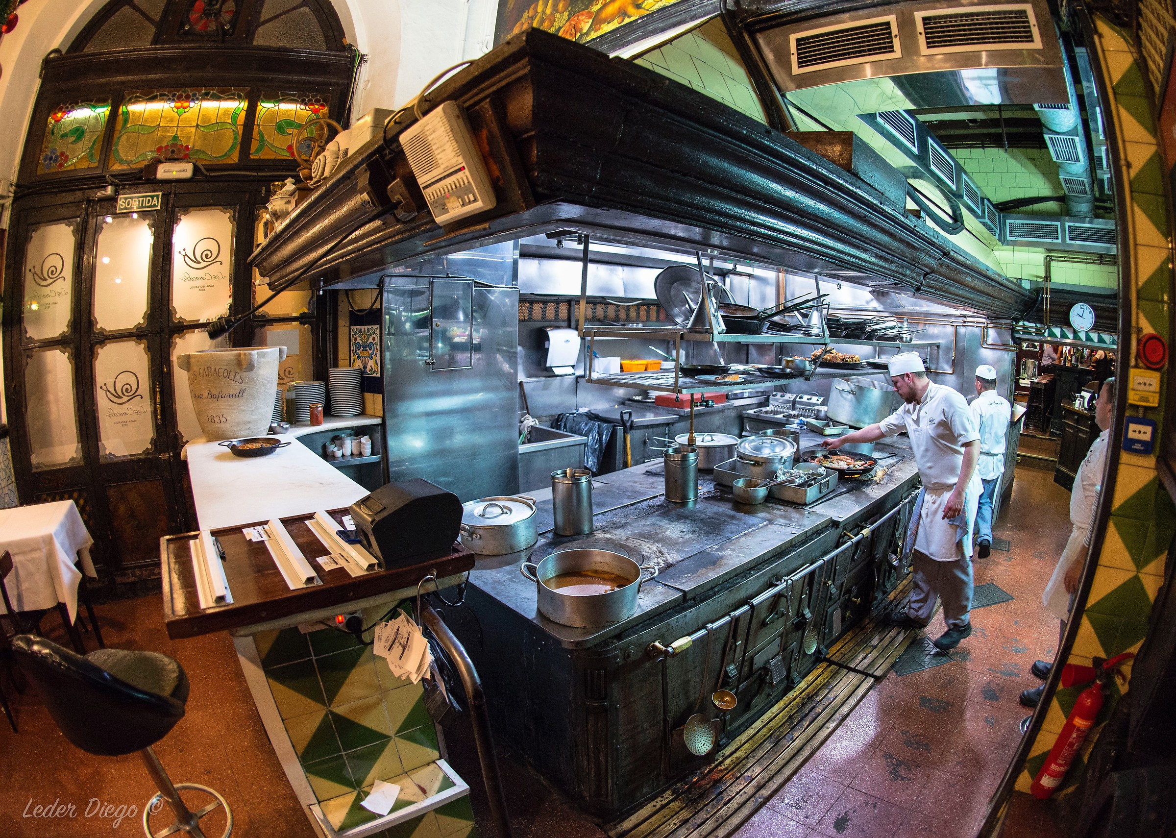 The "Kitchen" of Los Caracoles