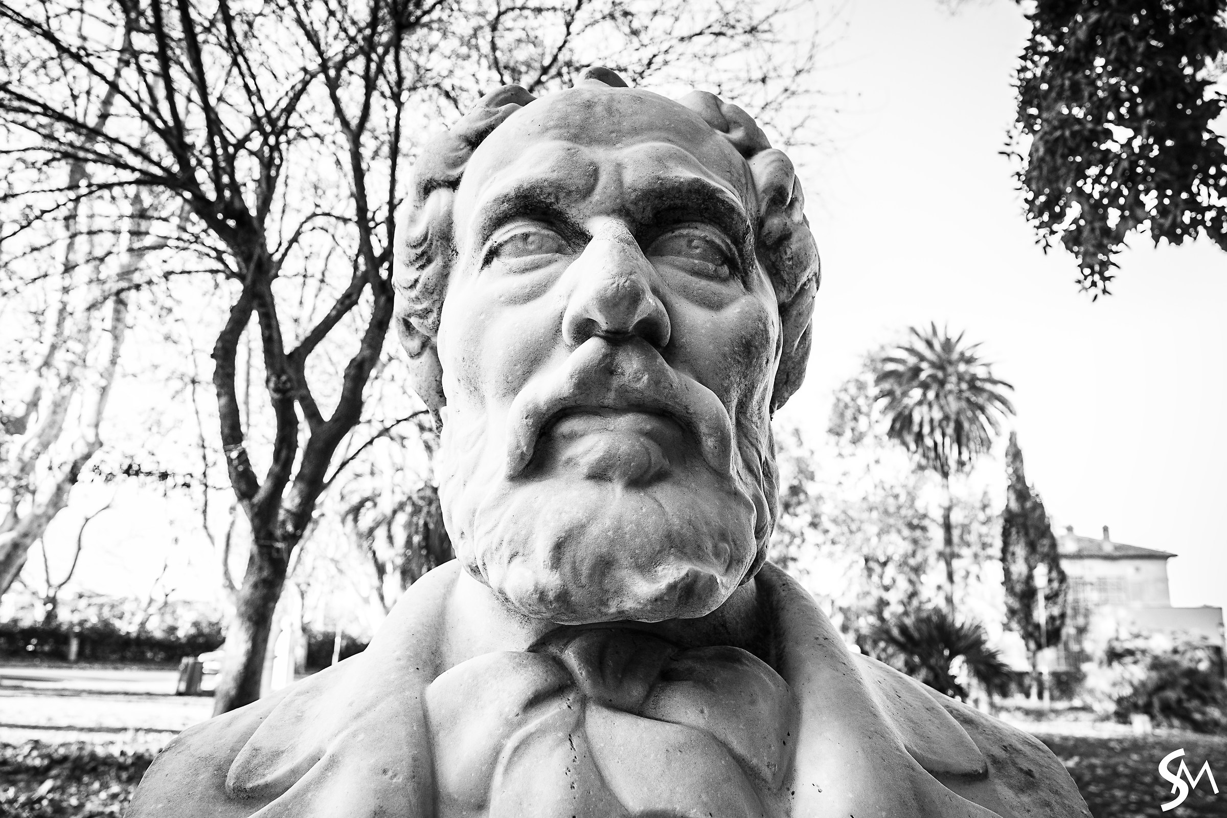 Statue at the Janiculum. Rome