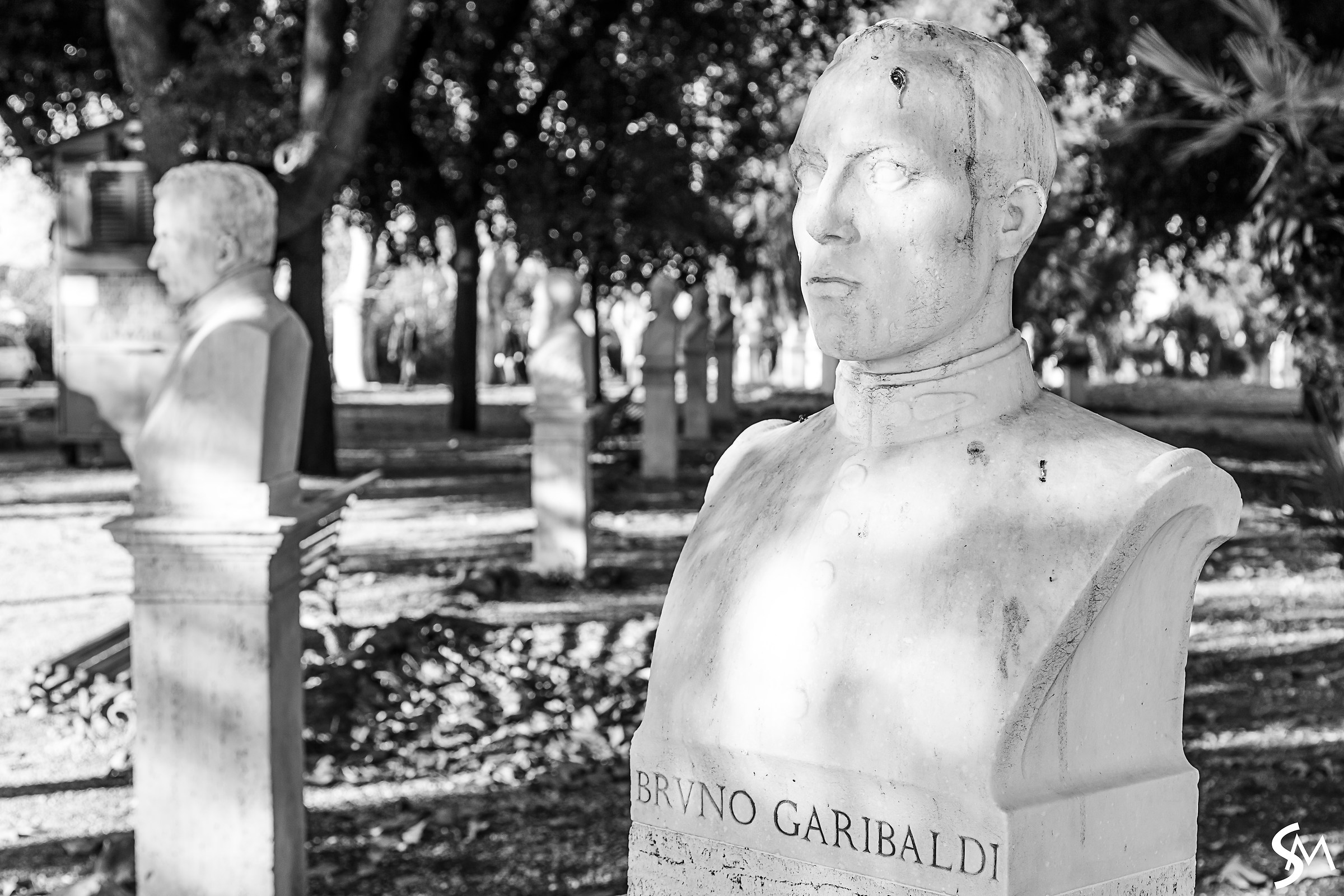 Gianicolo statue. Rome
