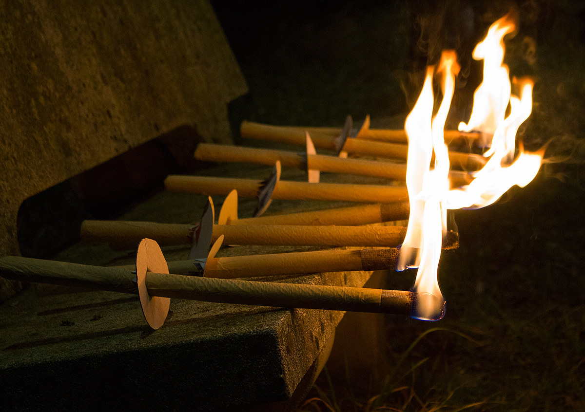 The torchlight session