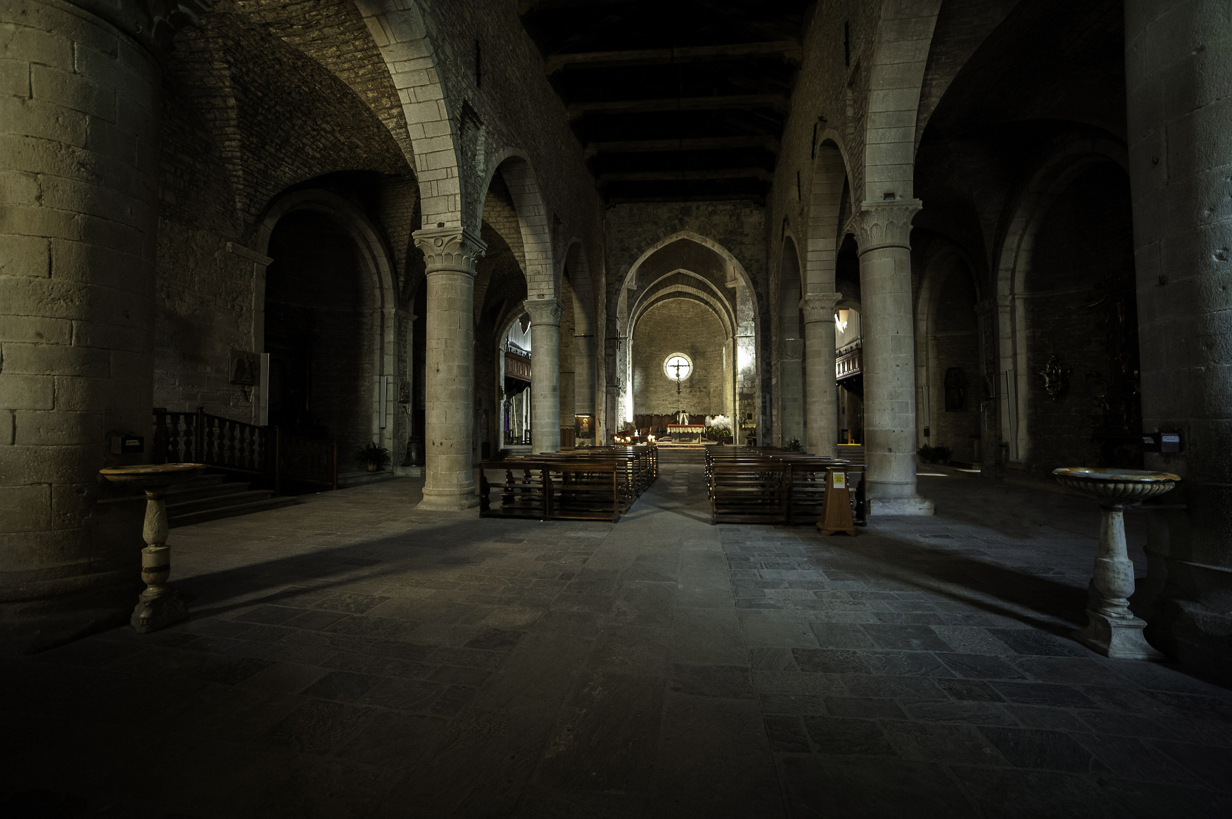 Central nave Cathedral of Berceto
