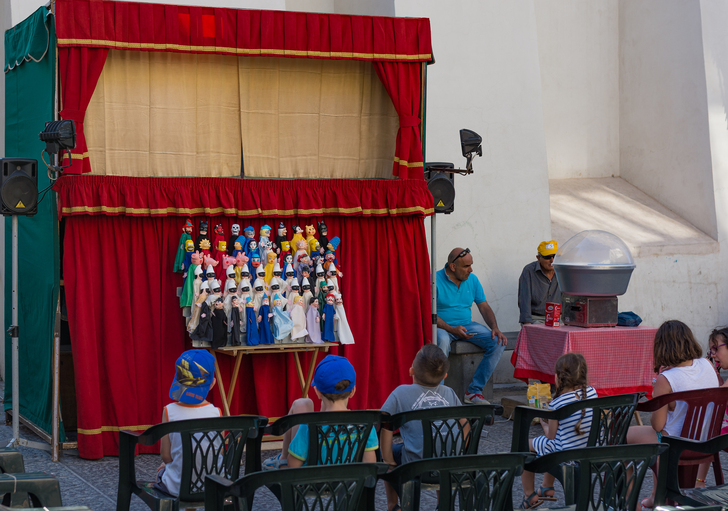 the puppet theater