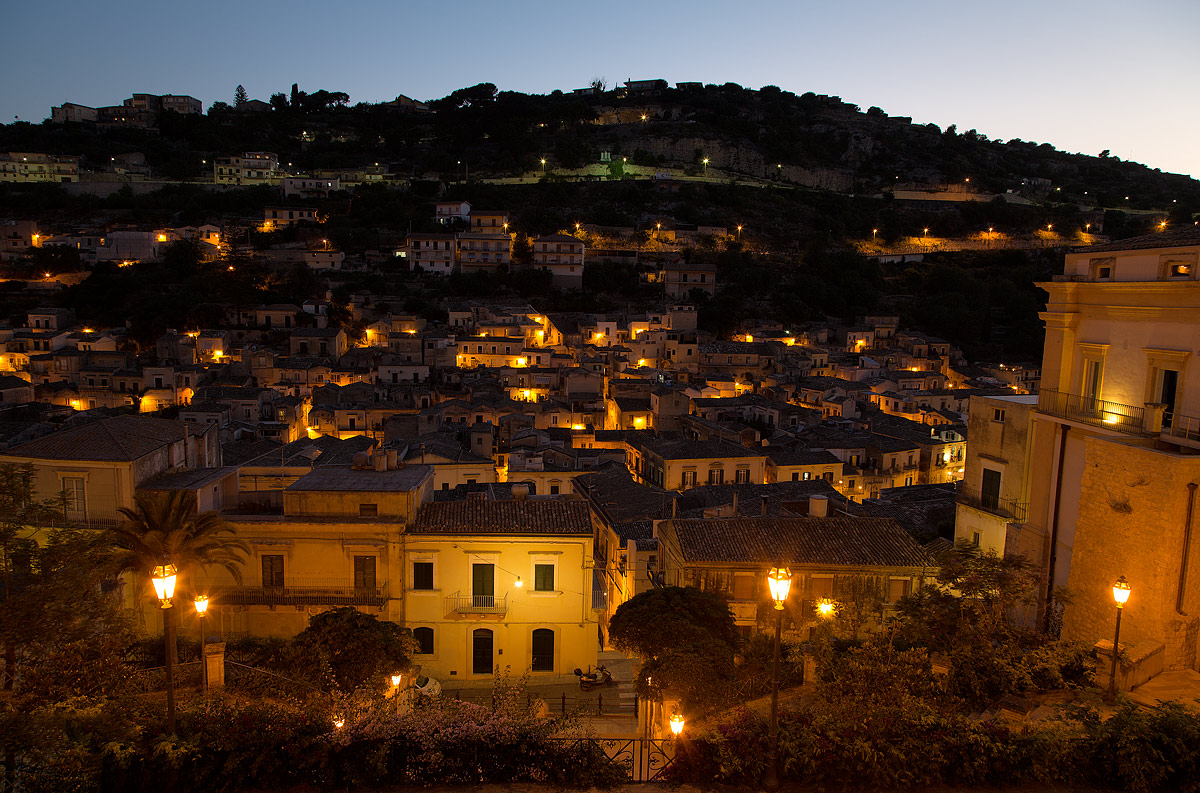 Blue hour in Modica
