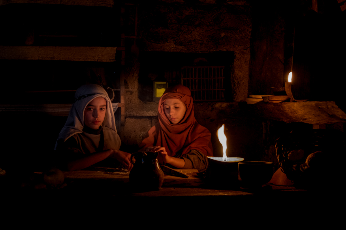 Villongo: a scene of the Nativity scene.