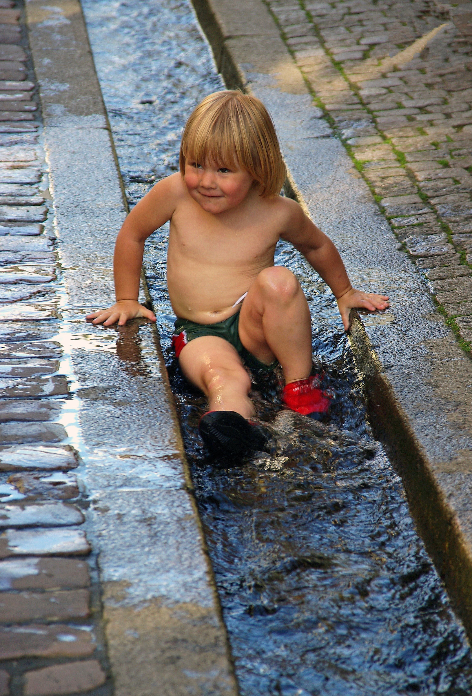 Bathroom on the street in Friborg