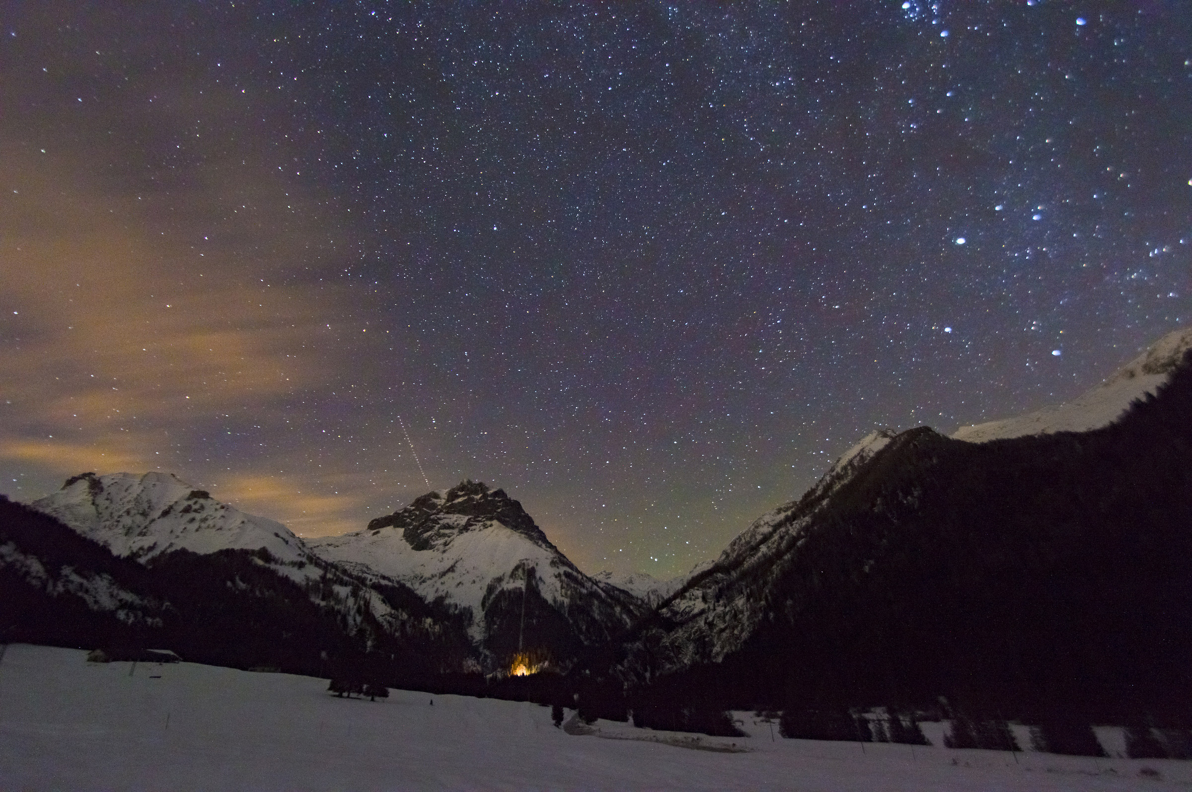 una notte piena di colori