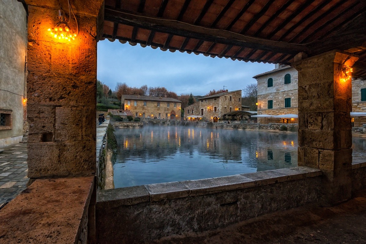 Bagni Vignoni in party