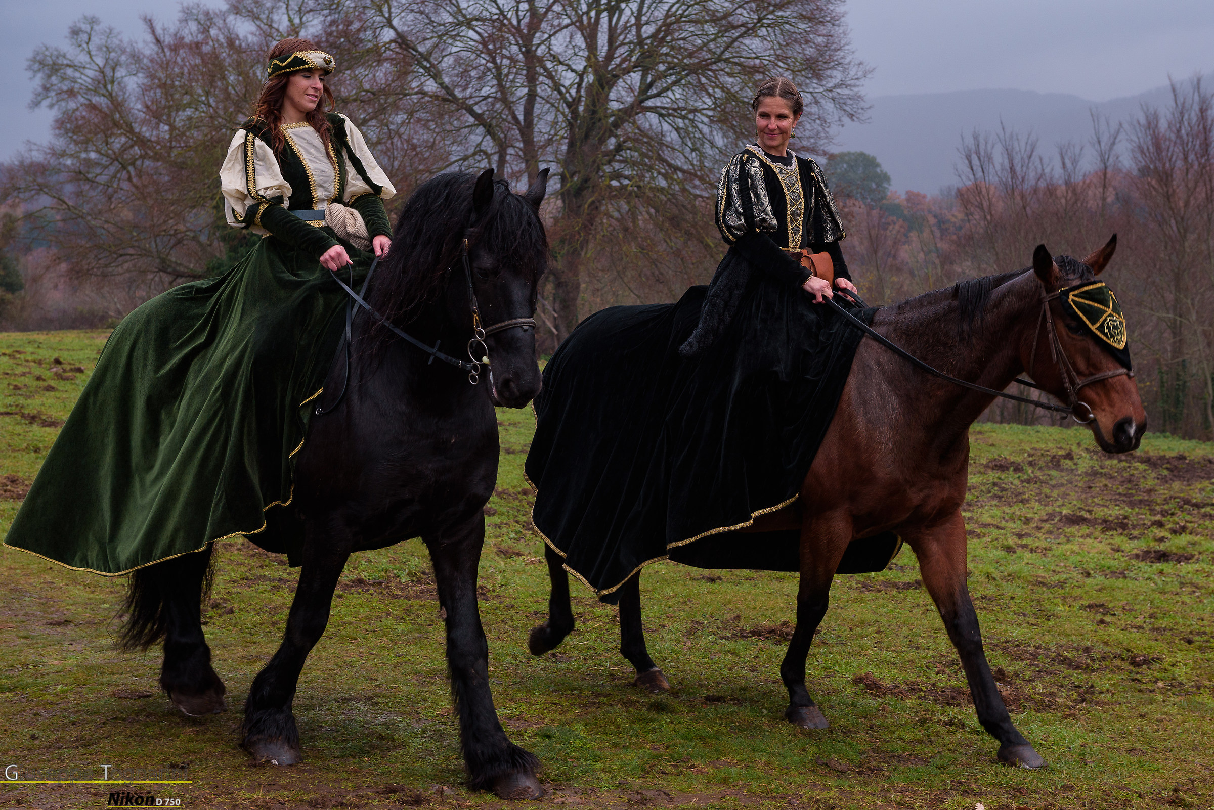 the ladies on horseback