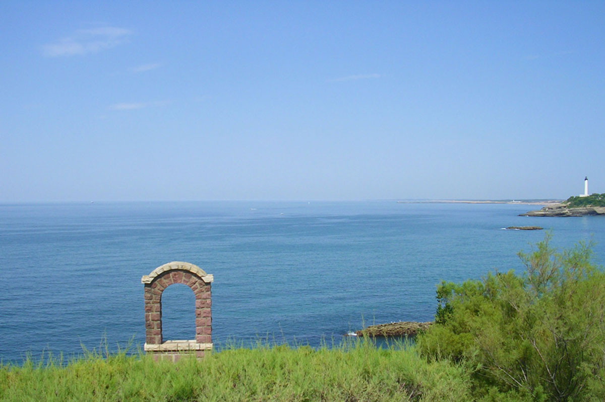 Biarritz (France) - A window on the ocean