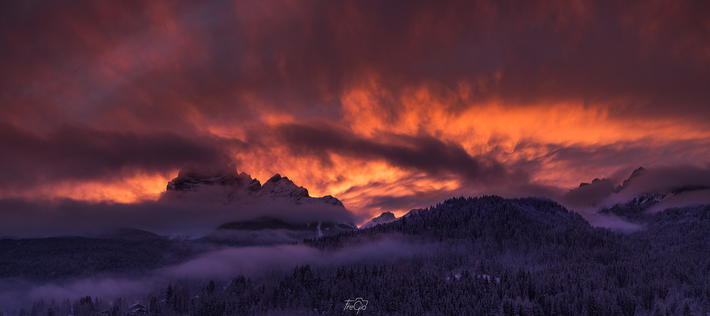 Nothing strange if you live in the Dolomites