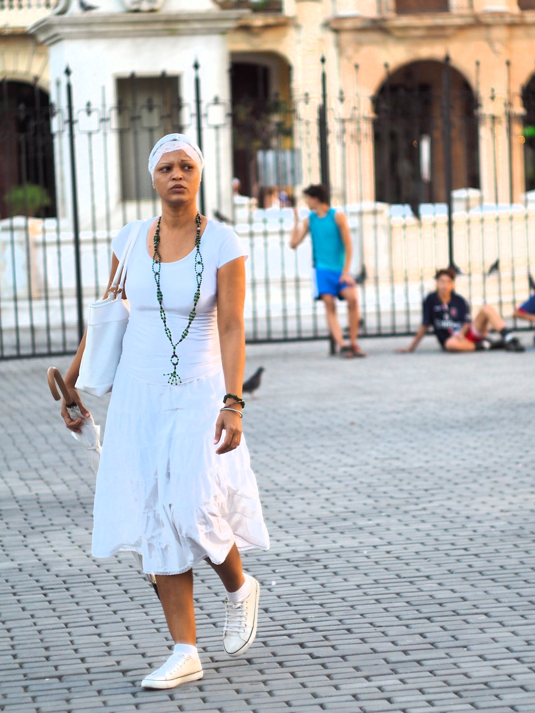 Santera (Sacerdotessa della Santeria) - Havana, Cuba