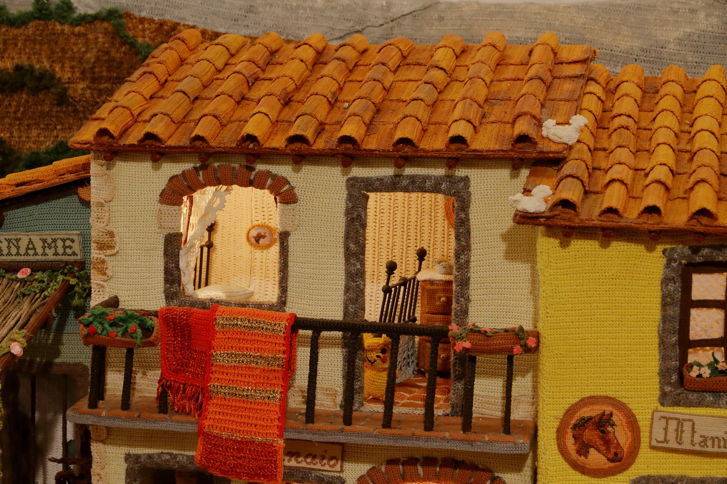 Country and inhabitants crochet