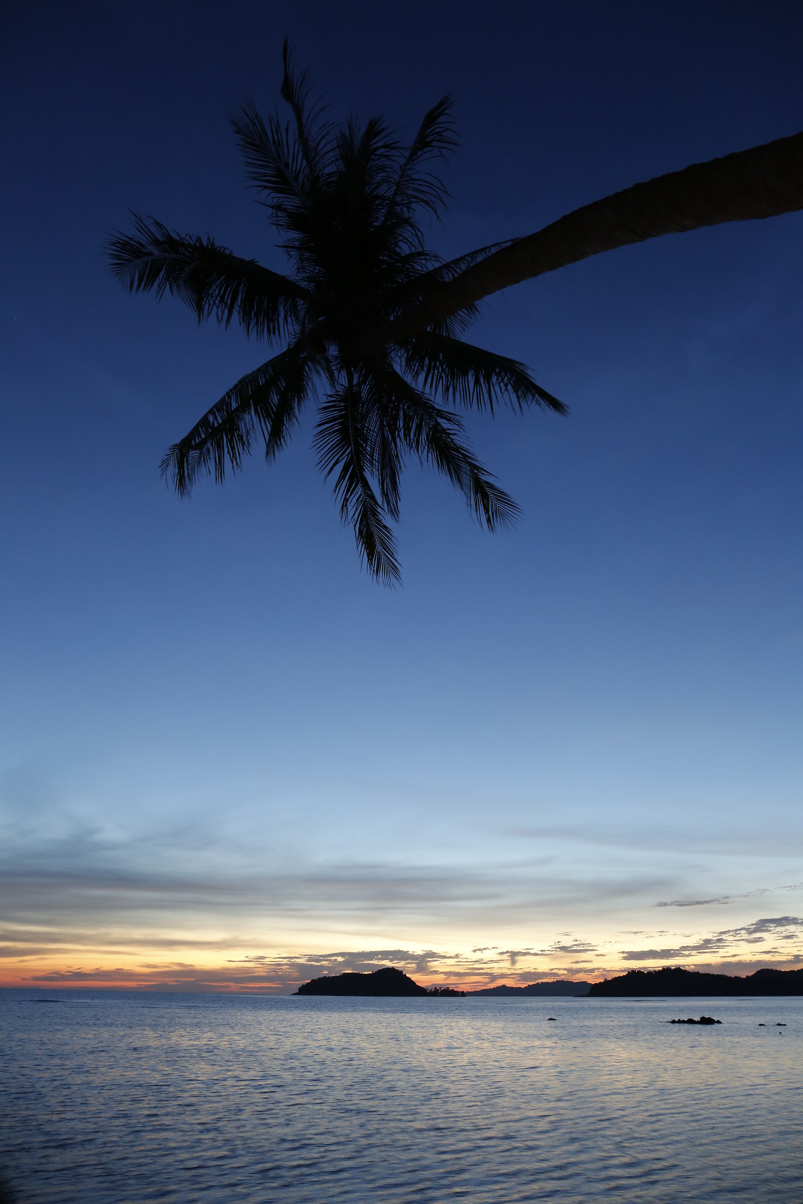 sunset in koh mak
