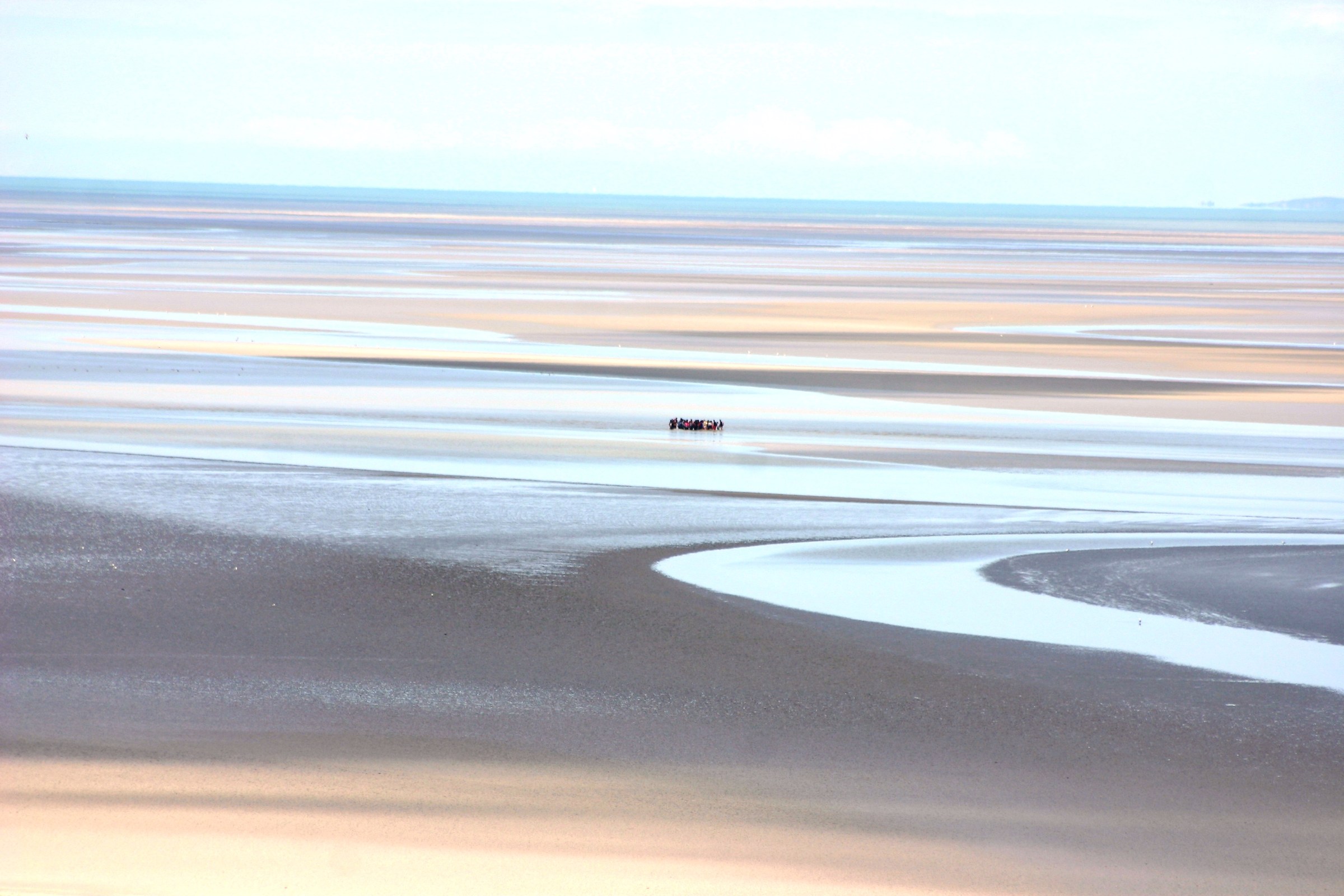 Low tide in Saint Michel