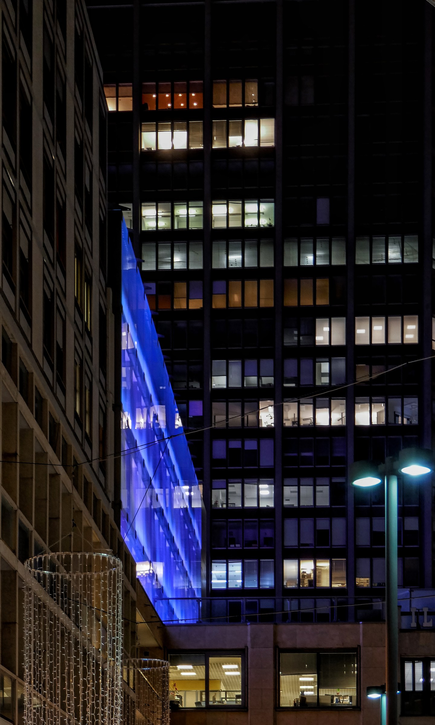 out offline the blue