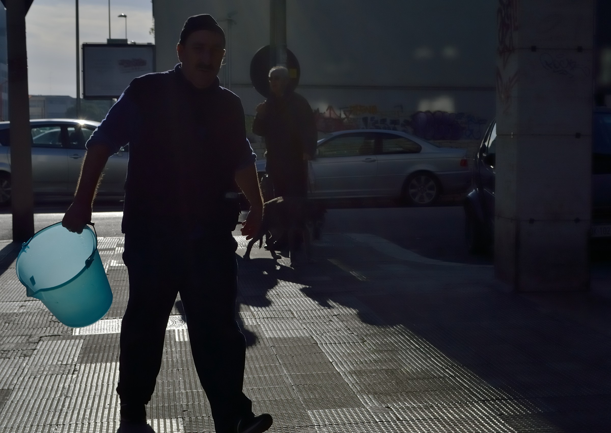 backlight of the whiskey bucket