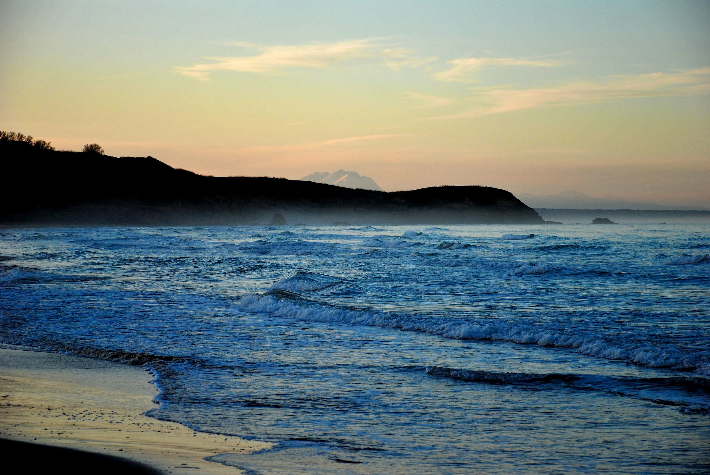 The Sea Embraces the Mountain