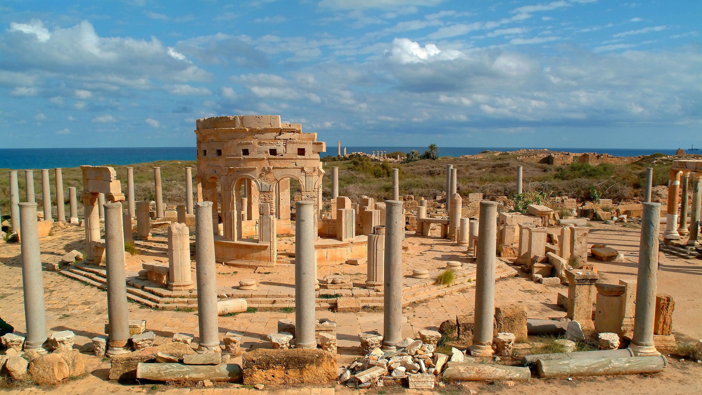 The Market of Splendit Leptis Magna