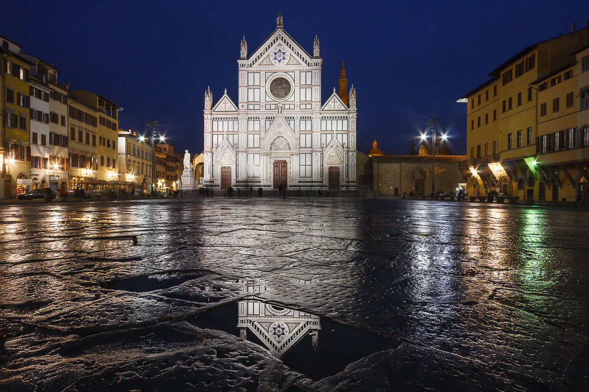 Santa Croce dopo il temporale ...